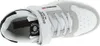 A top-down view of a white and gray sneaker with a velcro strap. Produktbild-Vorschau