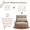 Faltbares 4-in-1 Sofa Bett, Klappbares Schlafsofa & Produktbild-Vorschau 7