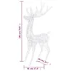 vidaXL LED-Rentier XXL Acryl Weihnachtsdeko 250 LED 180 cm Produktbild-Vorschau 8