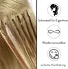 hair2heart nano krúžky č. 5 hnedé so silikónovou vložkou na Náhľad obrázku produktu 9