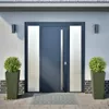 vidaXL Pflanzkübel 2 Stk. Olivgrün 35x35x75 cm Stahl Produktbild-Vorschau 3