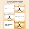 Tischlampe LED Doppelkopf Faltbar Touch mit Kalenderuhr USB Produktbild-Vorschau 6
