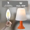 ZMH lampada da tavolo con cavo comodino set di 2 lampada da Anteprima dell’immagine prodotto 3