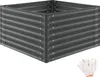 Zvýšený záhon tectake z pozinkované oceli, 100 x 100 x 62 Náhled obrázku produktu 1