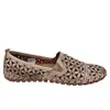 Gemini Damen Slipper Leder Mokassin floral Blumen Cutouts Produktbild-Vorschau 20