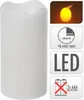 LED sviečka s funkciou časovača 13x7cm biela Náhľad obrázku produktu 7