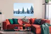 MuchoWow® Poster Winter - Schnee - Bäume 120x90 cm - Produktbild-Vorschau 2