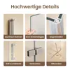 A collage of six images showcasing different features of a shower enclosure. Podgląd zdjęcia produktu