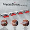 GARLAVIE Besenhalterung (45cm) mit 4 Haltern und 5 Haken. Produktbild-Vorschau 5
