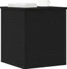 vidaXL Scatola portaoggetti in rovere nero 40 x 42 x 46 cm Anteprima dell’immagine prodotto 3