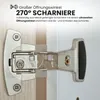 bümö office Sideboard mit 2 Schübe & 2 Türen - Nachbildung: Produktbild-Vorschau 6