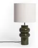 Tischlampe aus Keramik Iker Grün 510 mm Produktbild-Vorschau 1