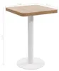 vidaXL Bistro stůl světle hnědý 50x50 cm MDF Náhled obrázku produktu 5
