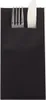 Sovie HOME Besteckserviette Schwarz aus Linclass® Airlaid Produktbild-Vorschau 1