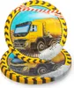 8 kleine Teller Baustelle Party Produktbild-Vorschau 3