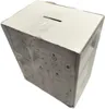 A white cardboard box with instructional diagrams printed on its side, partially wrapped in clear plastic. Voir les images du produit