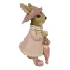 Clayre & Eef Figur Kaninchen 8x6x14 cm Braun Rosa Polyresin Produktbild-Vorschau 4