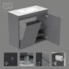 Badezimmerschrank RIBERA mit Keramik Waschbecken und Produktbild-Vorschau 4
