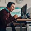 HP Poly Voyager Focus 2 UC Stereo w. Stand USB-C/A Produktbild-Vorschau 14