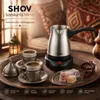 SHOV elektrický moka kávovar 450 ml – 600 W pro tureckou Náhled obrázku produktu 6