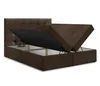 AX LIVING Boxspringbett Galata 140x200 Brown mit Topper Produktbild-Vorschau 3