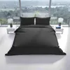 Mikrofaser Bettwäsche Set 135x200 cm Anthrazit Einfarbig Produktbild-Vorschau 2