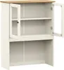 vidaXL Kredens z nadstawką VIGO biały 78x30x100 cm lite Podgląd zdjęcia produktu 5