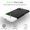 A black and white phone case is shown on a white background, with text and icons highlighting its features. Anteprima dell’immagine prodotto