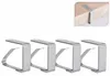 Set da 8 fermatovaglie in acciaio inossidabile – Acciaio Anteprima dell’immagine prodotto 1