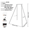 VEVOR Aerial Yoga Frame 253 x 192 x 293 cm, Silver Yoga Anteprima dell’immagine prodotto 7