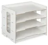 Organizér na stôl s úložnými priehradkami RD42750, biela Náhľad obrázku produktu 8