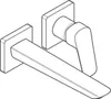hansgrohe Logis Mitigeur de lavabo Fine, encastré, saillie Anteprima dell’immagine prodotto 6