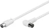 Goobay 67360 Câble d'antenne coudé (80 dB), 2x blindé, 2.5 Voir les images du produit 2