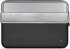 A black laptop sleeve with a gray interior lining. Anteprima dell’immagine prodotto