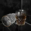Elegantné 6-dielne poháre so zlatým okrajom a vlnkovým Náhľad obrázku produktu 4