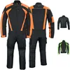 Herren Motorradkombi Textilien Schwarz Grün Orange inkl. Produktbild-Vorschau 1