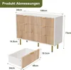 UnboxG 6-Schubladen Kommode 100×34×73 cm, moderner Produktbild-Vorschau 6