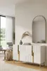 Skye Decor, Hochwertiger Konsolentisch, Weiß & Gold, 120 Produktbild-Vorschau 3