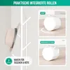 Avalo Kleiderständer auf Rollen Weiß - Metall - 100x40x156 Produktbild-Vorschau 8