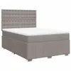 Möbel2024 Boxspringbett mit Matratze Taupe 140x190 cm Stoff Produktbild-Vorschau 4