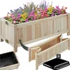 tectake® Hochbeet Blomster klappbar 70 x 30 x 25 cm, Produktbild-Vorschau 1