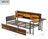 Flieks divano letto in metallo 90x200cm con 2 cassetti, Anteprima dell’immagine prodotto 6