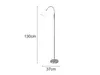 Reality Leuchten Stehleuchte TOMMY DH 20x130 cm silber Produktbild-Vorschau 4
