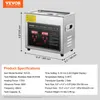 VEVOR Nettoyeur à ultrasons Nettoyeur à ultrasons en acier Voir les images du produit 15