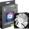 MSI MAG F120 ARGB x1, Ventilator, 12 cm, 1300 RPM, Schwarz Produktbild-Vorschau 2