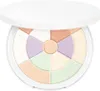 A close-up, top-down view of an open compact powder with multiple color sections. Produktbild-Vorschau
