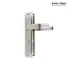KOTARBAU® Türdrückerset 90 mm WC Langschild Nickel-Chrom Produktbild-Vorschau 6