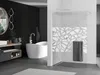 Mexen Kioto+ paroi de douche avec étagère Walk-in 130 x 200 Voir les images du produit 2