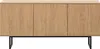 Wohnzimmer-Lowboard mit 150 cm Breite in Eiche, 3 Türen, Produktbild-Vorschau 4