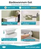 Calmwaters® Sechseck Badewanne Komplettset 190x90 cm mit Produktbild-Vorschau 2